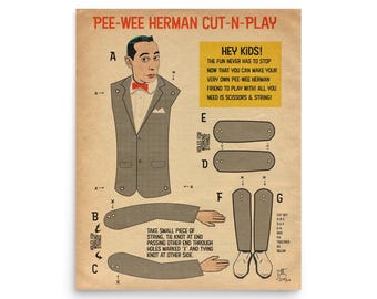 Pee-wee Paper Doll
