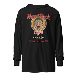 Hardrock, Coco and Joe! Hooded long-sleeve tee