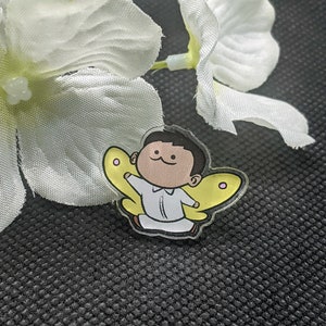 Butterfly Phil | William Minerva Owl | The Promised Neverland | Acrylic Pin