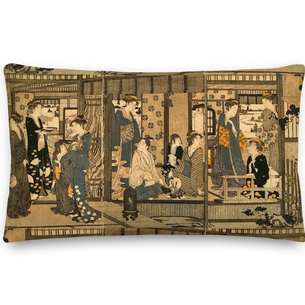 Palace of the princess  | 20x12, 18x18 or 22x22 Decorative throw pillow case w/ stuffing | Artistic home