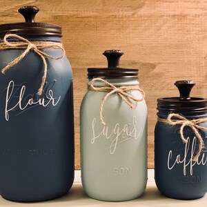 Mason Jar Canister Set