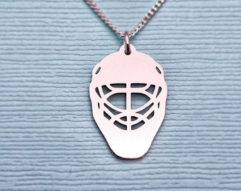 thumbnail image 2 of Ice Hockey Goalie Mask Necklace - Perfect Hockey Mom Jewelry & Fan Gift Idea 2 of 13