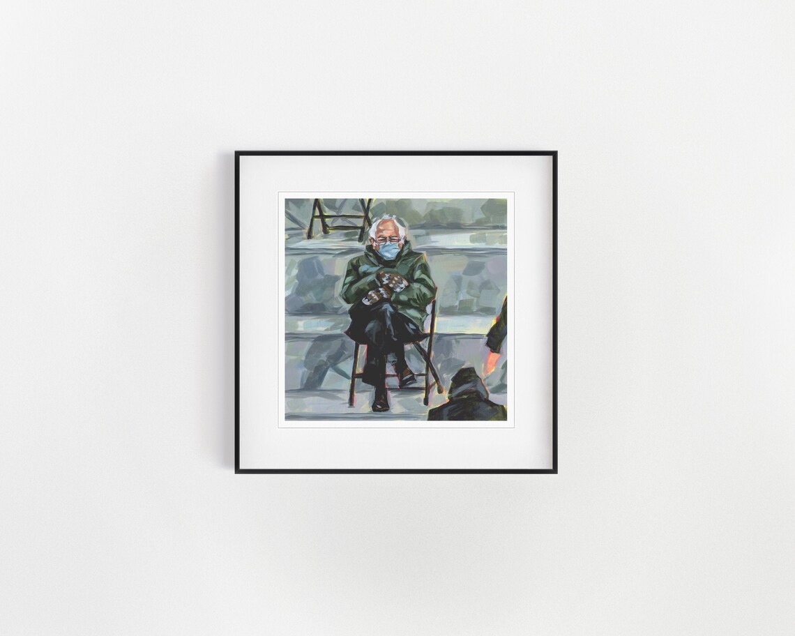 Bernie Sanders Bernie Sanders Art Bernie Sanders Mittens