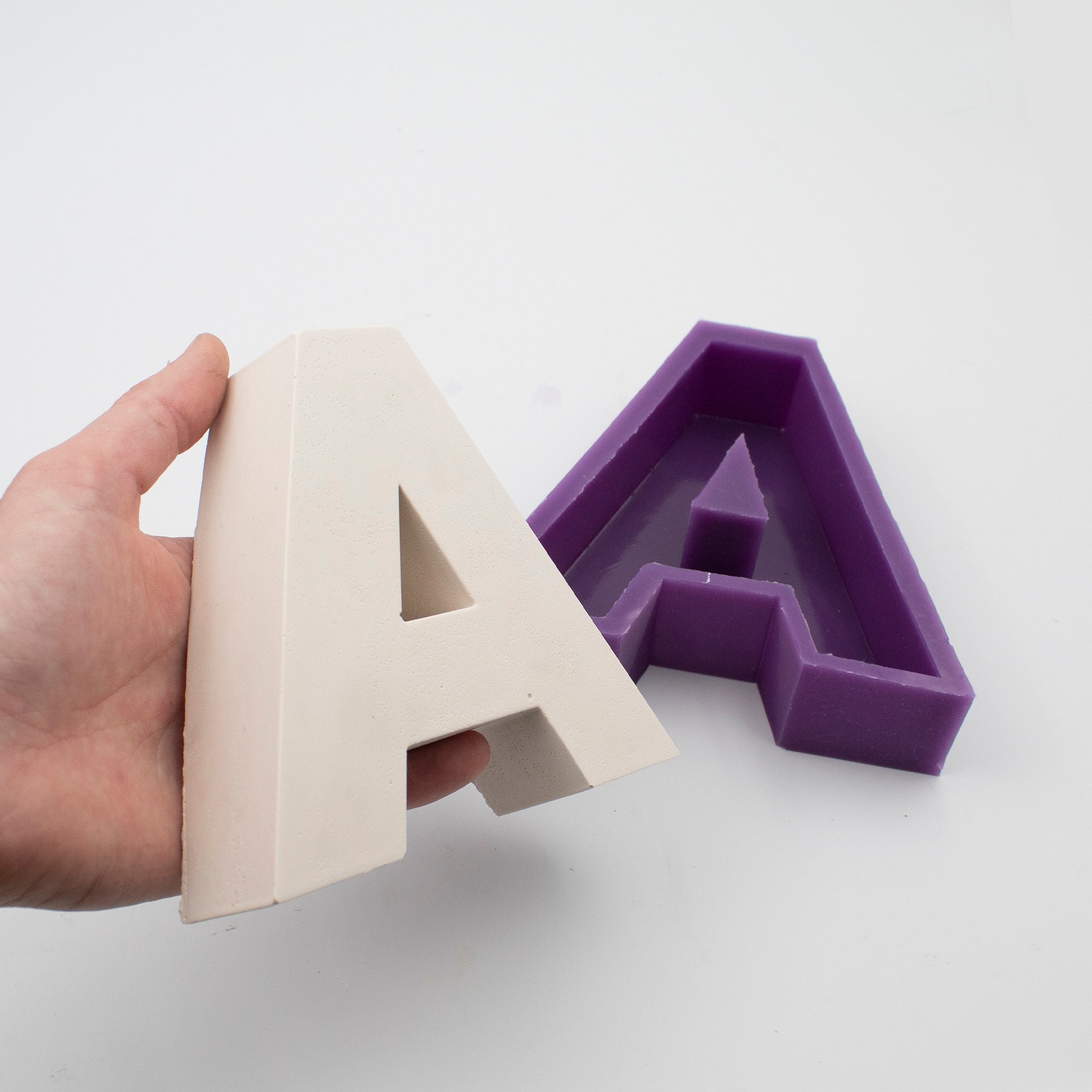 Large Custom Letter Mold / Deep Letter Mold / Letter Resin Etsy