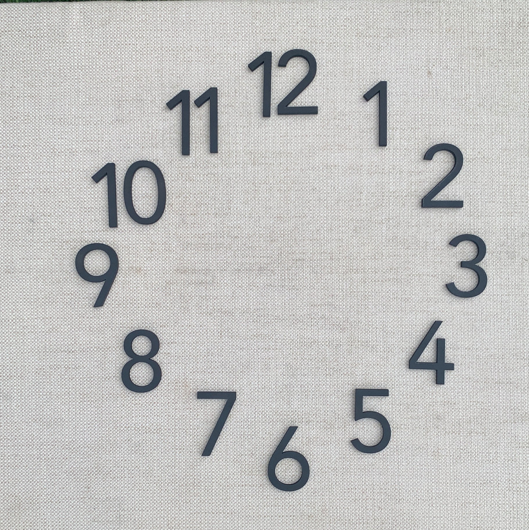3D Clock Number Set / Numbers 112 MDF / Wood Clock Numbers Etsy