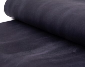 Gray indigo blue Crazy horse leather sheets, very strong oil tanned panels