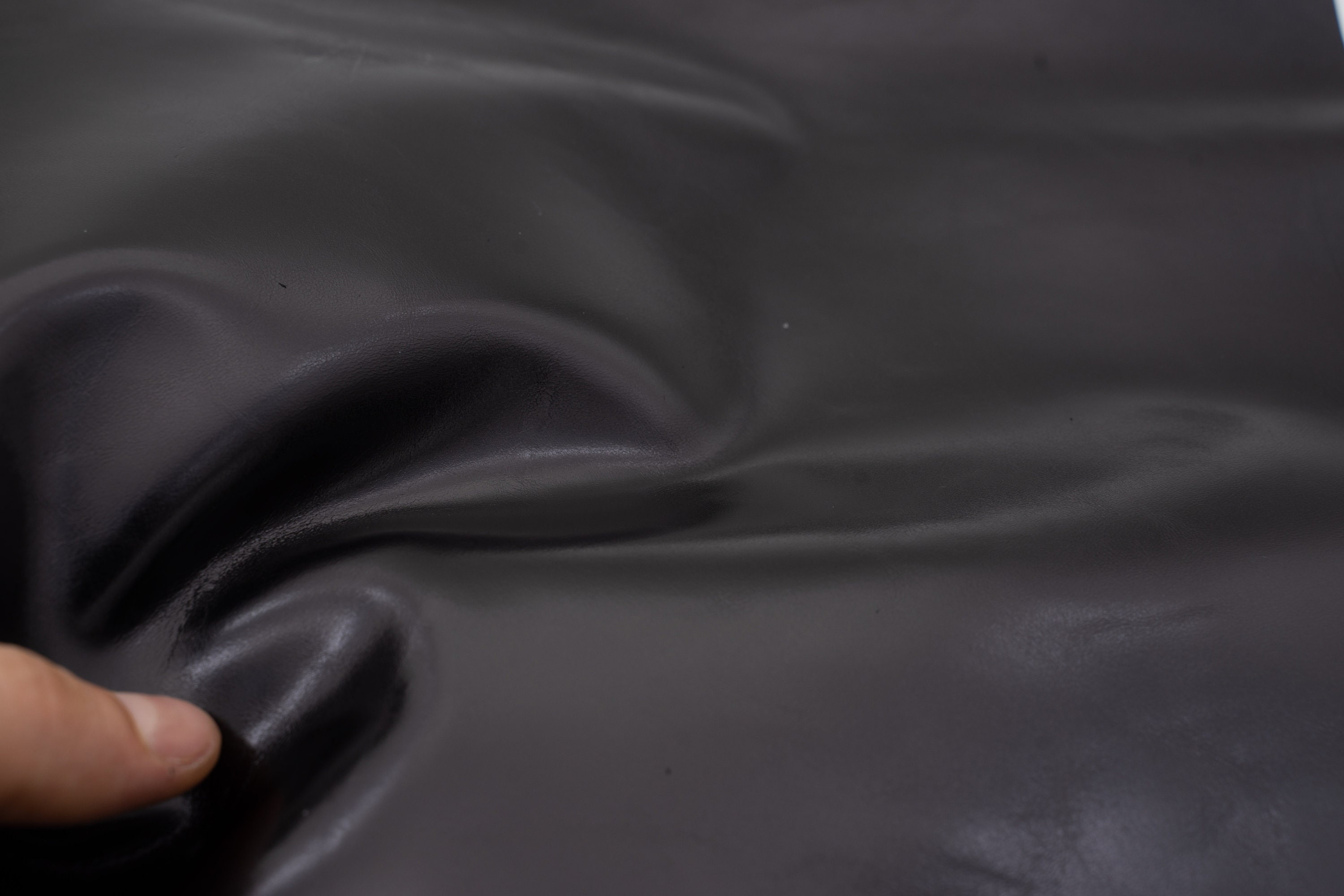 Black Leather Sheets With Natural Face. 1.1mm /2oz Soft - Etsy