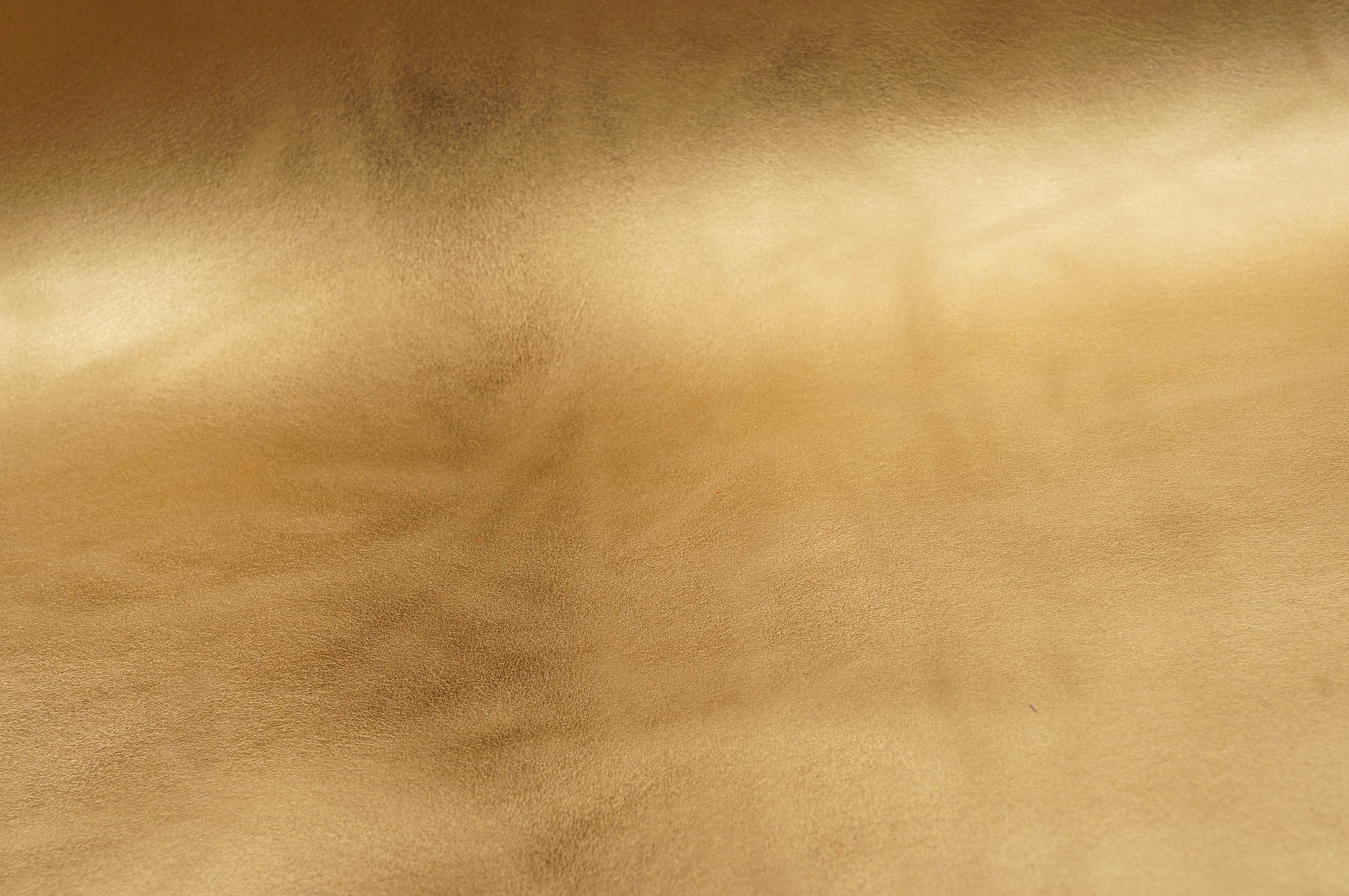 Gold leather pieces with metallic look. High quality nappa Etsy