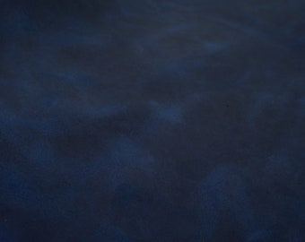 Crazy horse dark blue leather sheets. Thick, Pull up, full grain, distress leather panels