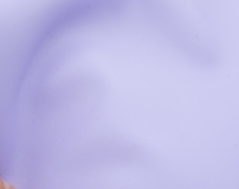 Nappa leather sheets in light purple color. Genuine mauve leather pieces for diy crafs