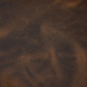 Chocolate brown Crazy horse leather sheets. Very strong oil tanned pull up leather panels