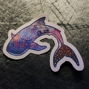 Astral Whale Shark Sticker
