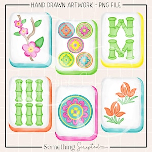 Game Tiles PNG Sublimation Design, Game Tiles Printable Clipart, Digital Art