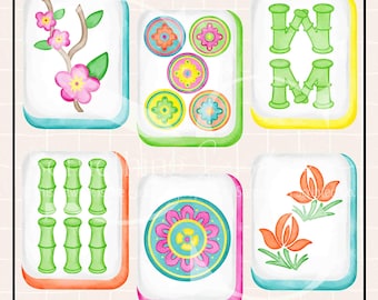 Game Tiles PNG Sublimation Design: Hand-Drawn Printable Clipart (Instant Digital Download)