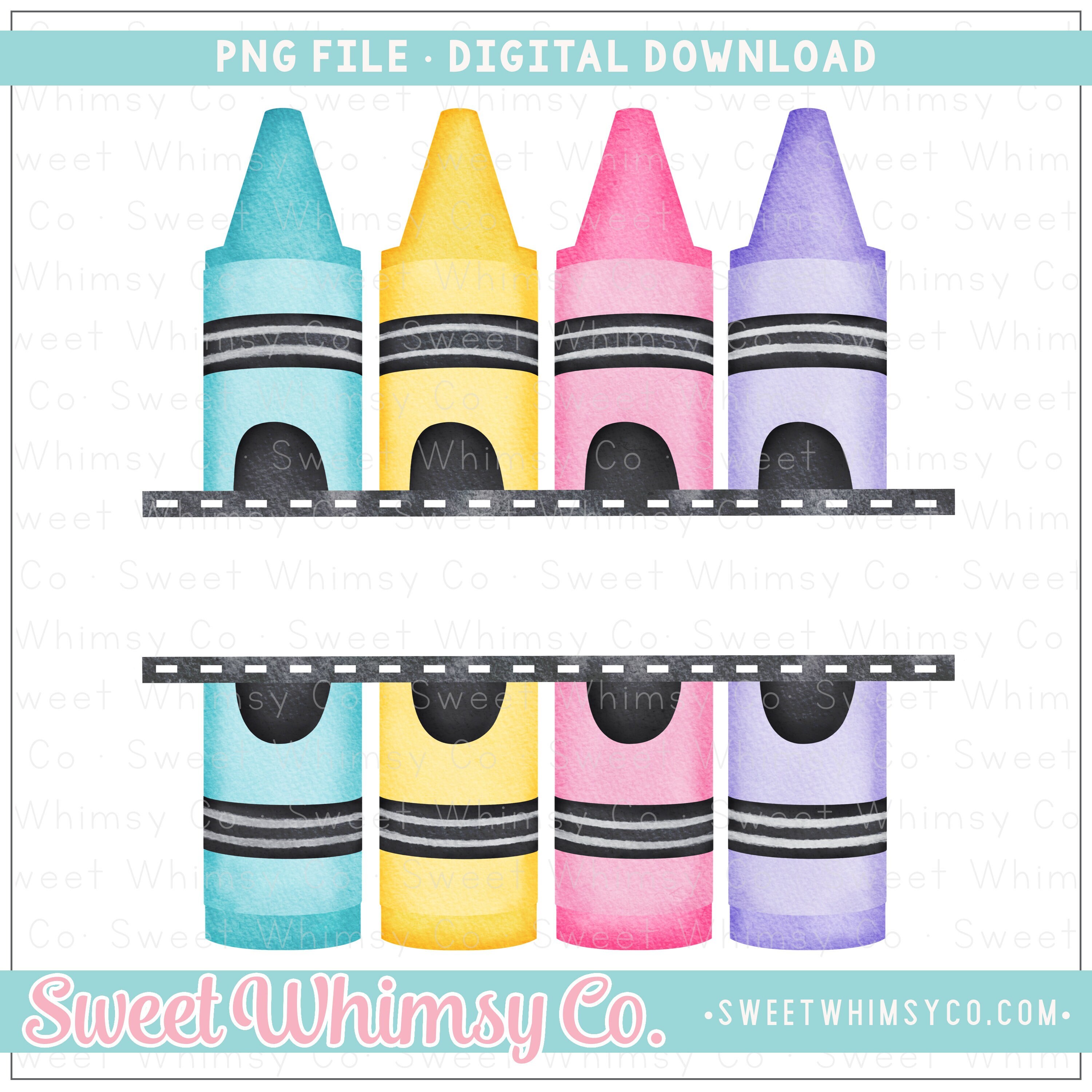 Pink Crayon Clipart