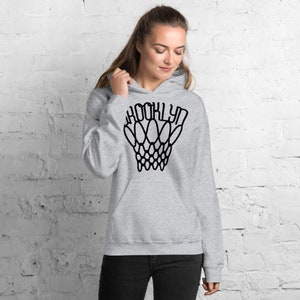 Brooklyn Basketball Net Vintage Unisex Hoodie