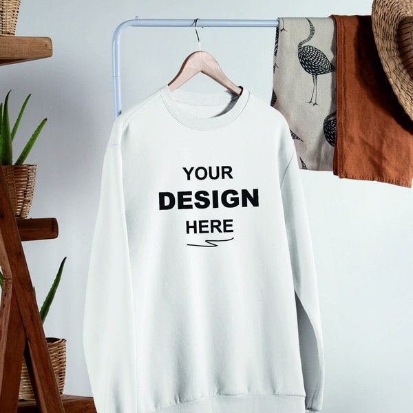 DTG sweatshirt, Custom print sweat shirt, Jumper for men or women