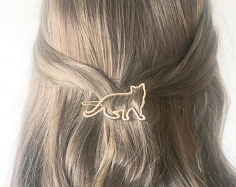 Cat hair clip Kitty hair clip Girls hair clip Animal hair clip Cute hair clip Funky hair clip Cartoon cat hair clip Pet hair accessories