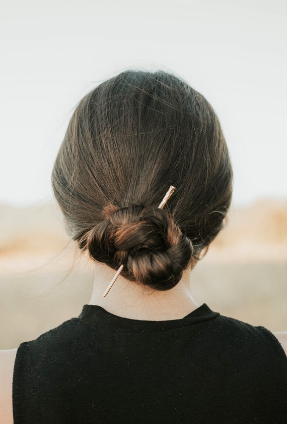 Simple Hair Fork Hair Stick Notched Hair Stick Bun Holder Hair - Etsy Simple Hair Fork Hair Stick Notched Hair Stick Bun Holder Hair - Etsy