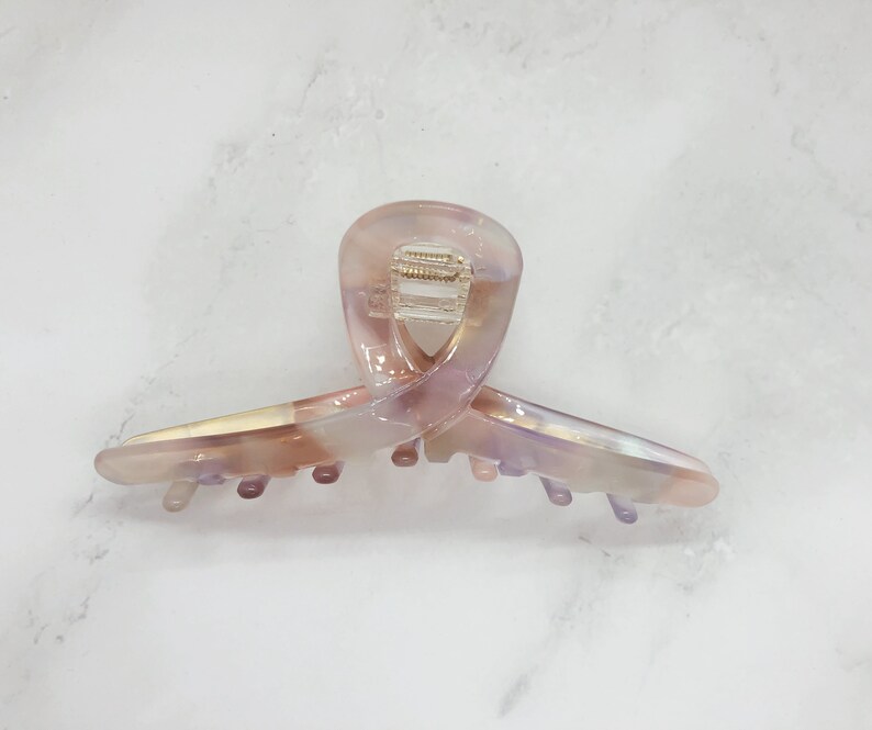 Acetate Pastel Lightweight Hair Claw Hair Clip Hair Clamp Etsy