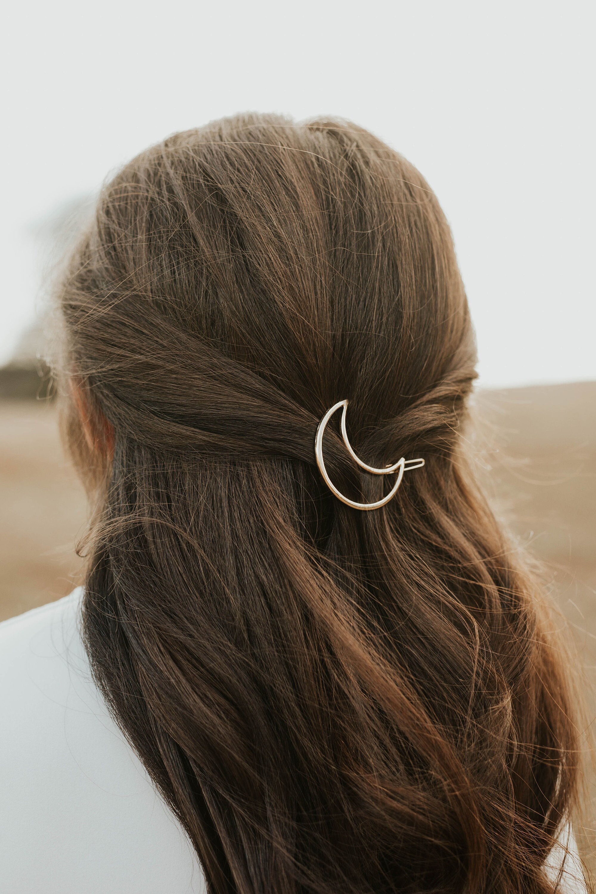 Moon hair clip online