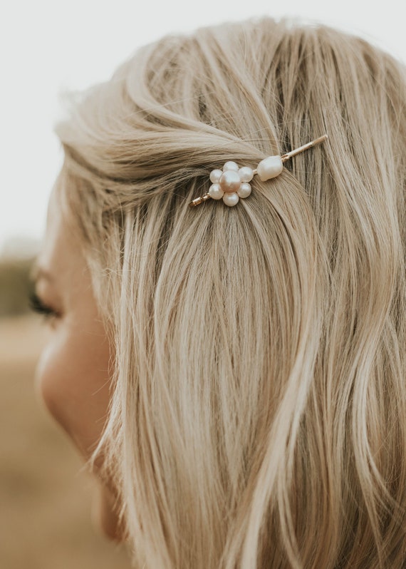 White pearl best sale hair accessories