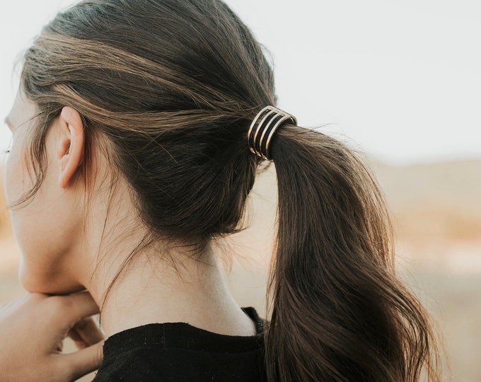 Ponytail Hook, Japanese Pony Hook, Mizuhiki Ponytail Holder, Hair Cuff