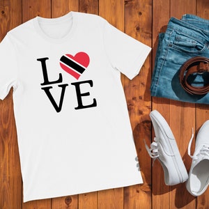 Trinidad and Tobago flag love. Trinidad and Tobago in my DNA. Trinidad proud. FREE SHIPPING