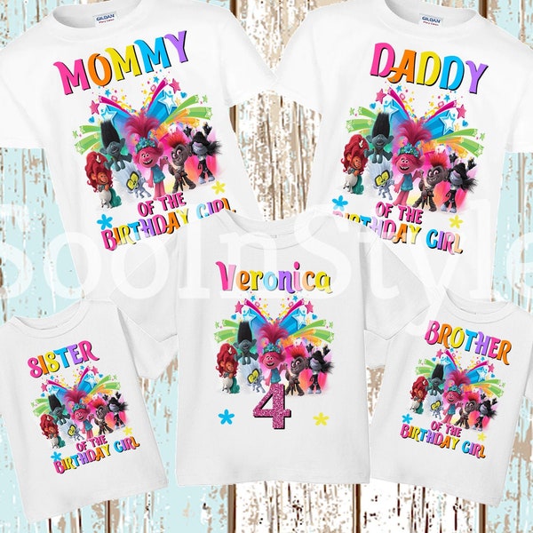 Trolls 2 Boy Shirts Etsy