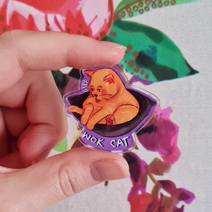 Cat pin | cat badge | funny cat pin
