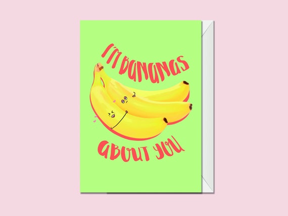 Top Banana Punny Card Congratulations Card Exam Card Food Pun Banana Card Clever Card You Did It Card For Friend Clever