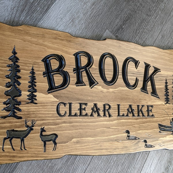 Personalized outdoor carved signs,camp signs ,cottage sign ,patio decor ,custom signs,birthday gifts, anniversary sign,cabin sign,lawn decor