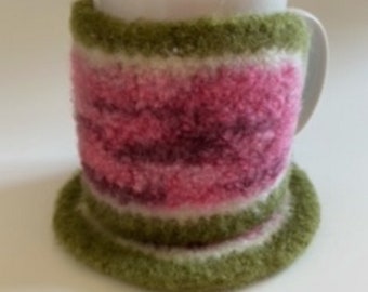 Mug Cozy and Coaster -Watermelon