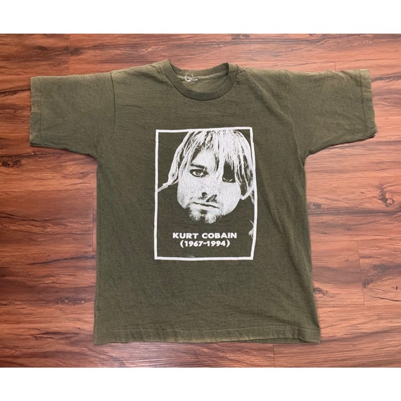 Vintage Nirvana Kurt Cobain T-Shirt Single Stitch - image 4