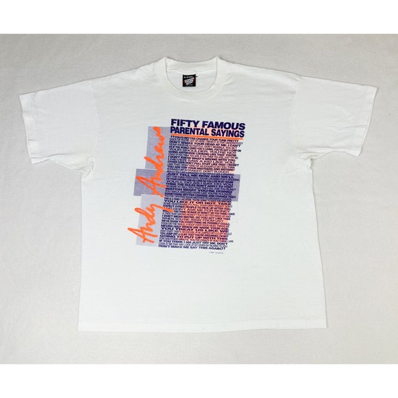Vintage 90s Andy Andrews T-Shirt XL Parental Sayi… - image 2