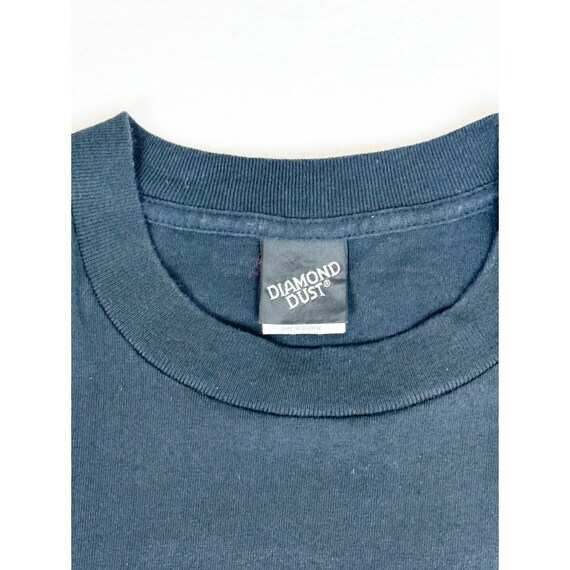 Vintage Wolf Bling T-shirt Black 2X Sparkle South… - image 4