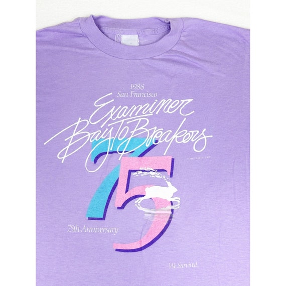 Vintage 1986 Bay To Breakers Race T-Shirt San Fra… - image 3