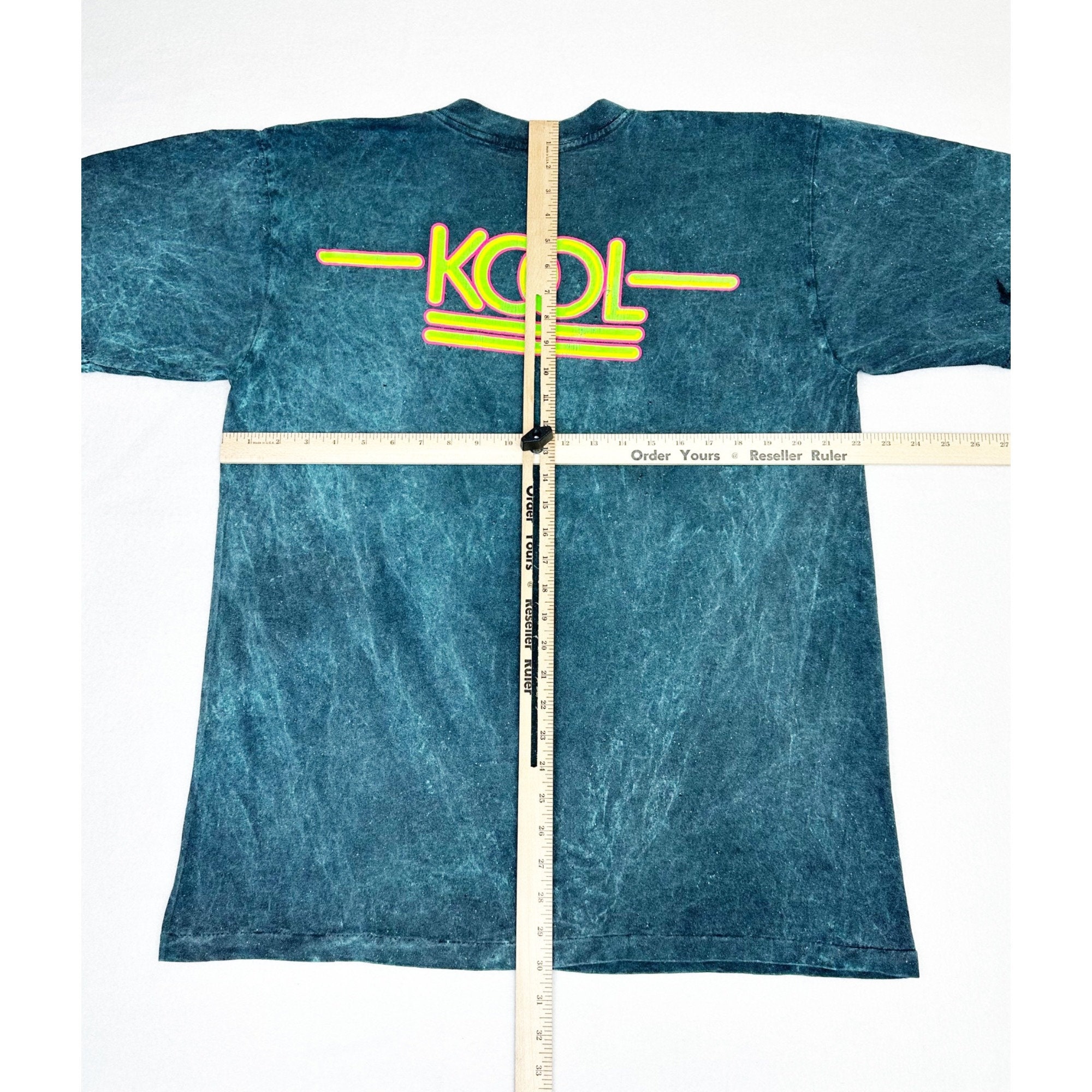Vintage Kool T-shirt XL Cigarettes Tie Dye Stone Distressed