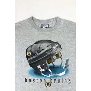 Boston Bruins Shirt Men Extra Large Gray Yellow Logo Genuine NHL Hockey  Sports T