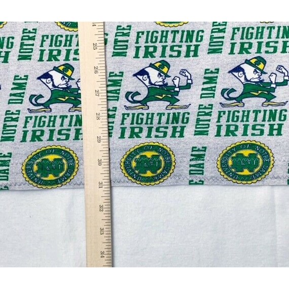 Vintage Notre Dame T-Shirt Fighting Irish Grey Gr… - image 5
