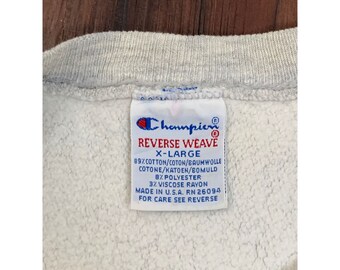 Vintage Champion Reverse Weave Sweatshirt XL Manhattan