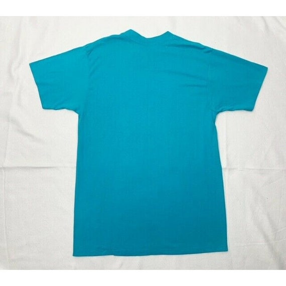 Vintage 80s Sanibel Island T-Shirt Large Blue Gre… - image 2