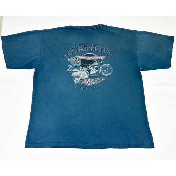 ハーレーダビッドソン Tシャツ 90s シングルステッチ 90s ハーレーダビッドソン Tシャツ M 90周年 シングルステッチ