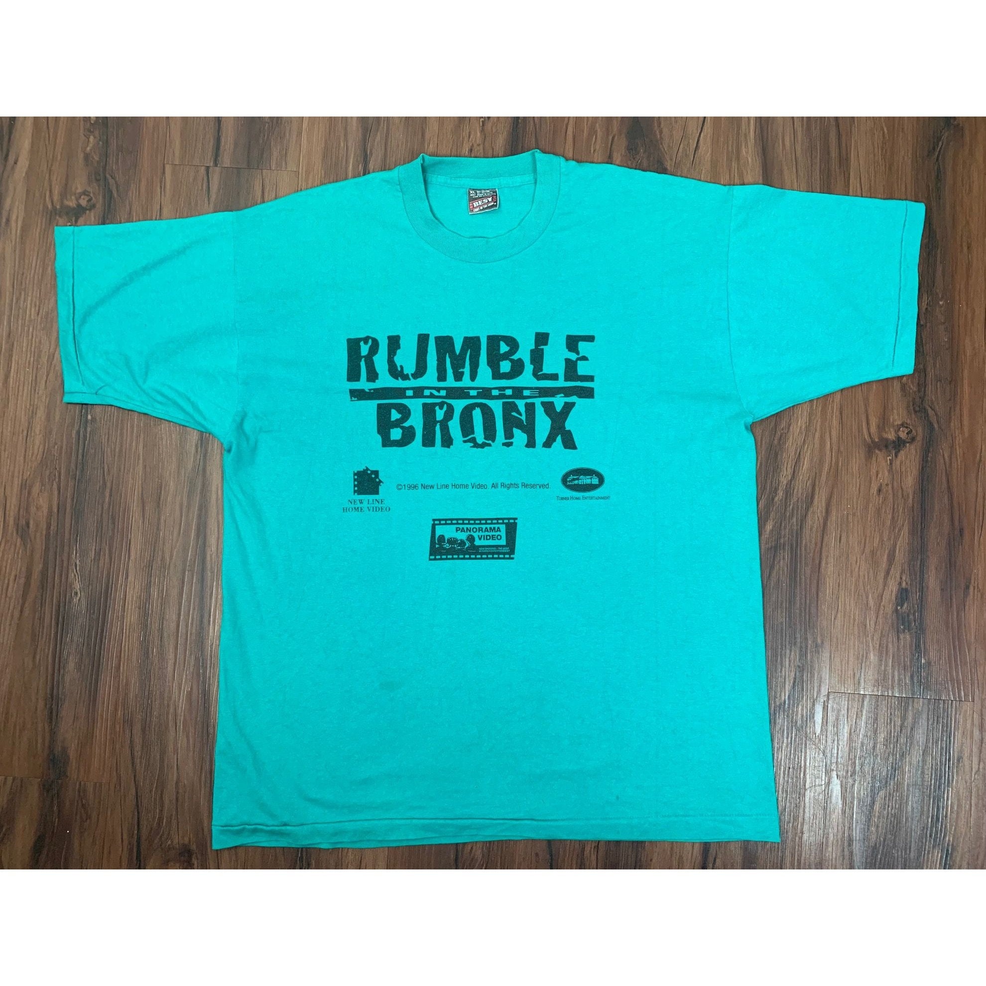 ビンテージ90s ジャッキーチェン　ランブルインザブロンクスtシャツL香港映画 ビンテージ90s ジャッキーチェン ランブルインザブロンクスt