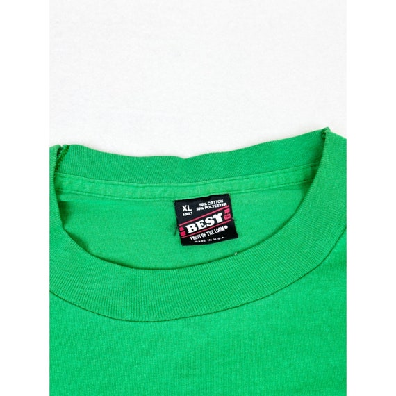 Vintage 90s Shamrock State T-Shirt XL Green Lepre… - image 5