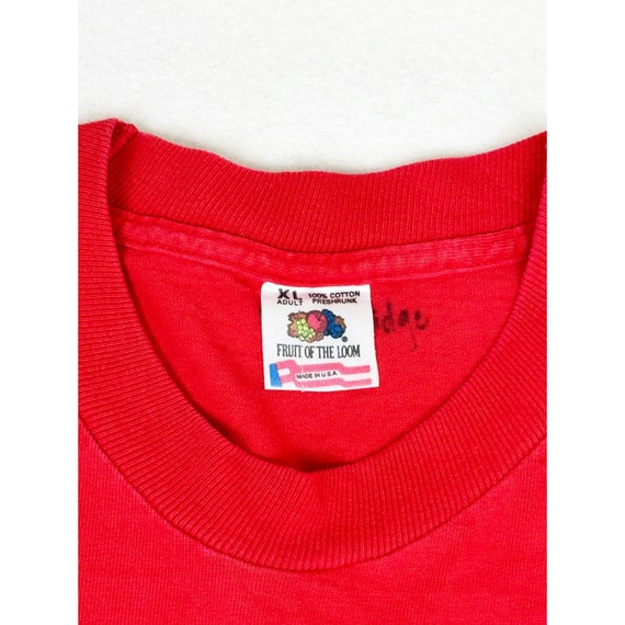 Vintage 90s Beale Street Memphis T-Shirt Red XL T… - image 5