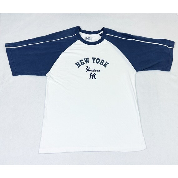 90s MLB Lee New York Yankees T-Shirt Baseball Emb… - image 2