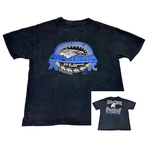Vintage 1995 Black Hills Sturgis Motor Classic Black Single Stitch
