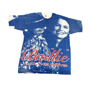 Vintage 90s Baillie And The Boys T-Shirt XL All Over Print Concert Tour Single Stitch