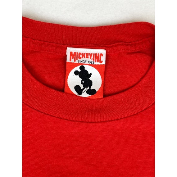 Vintage Winnie The Pooh T-Shirt Red XL Mickey Inc… - image 5